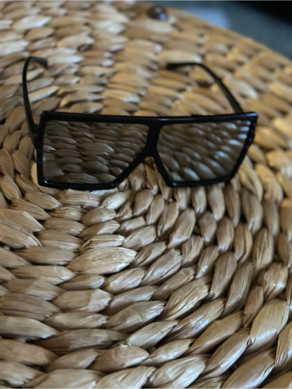 Black Oversized Square Sunglasses - Women Accessories